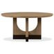 Tristan Swiss Coffee 60" Round Dining Table