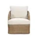 Axel Cream Performance Fabric Upholstered Outdoor Accent Chair