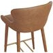 Cascade Milliken Cognac Upholstered Counter Height Stool