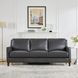 Arden Quartz Leather 86" Sofa