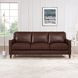 Arden Chestnut Leather 86" Sofa