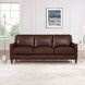 Arden Chestnut Leather 86" Sofa