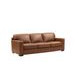 Langston Nutmeg Leather Living Room Set