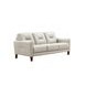 Elowen Vanilla Leather 80" Sofa