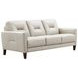 Elowen Vanilla Leather 80" Sofa