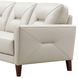 Elowen Vanilla Leather 80" Sofa
