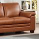 Ironvale Nutmeg Leather 84" Sofa