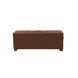 Calizor Pecan Leather Living Room Set