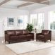 Arden Chestnut Leather 86" Sofa