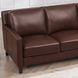 Arden Chestnut Leather 86" Sofa