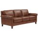 Lachlan Pecan Leather Living Room Set