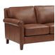 Lachlan Pecan Leather 84" Sofa