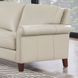 Lachlan Vanilla Leather 84" Sofa