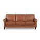 Lachlan Nutmeg Leather 84" Sofa