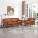 Lachlan Nutmeg Leather 84" Sofa