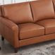 Lachlan Nutmeg Leather 84" Sofa
