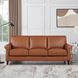 Lachlan Nutmeg Leather 84" Sofa