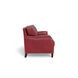 Camden Cranberry Leather Living Room Set