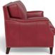 Camden Cranberry Leather Living Room Set