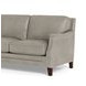 Camden Stone Leather 87" Sofa with Nailhead Trim