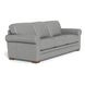 Camden Silver Leather Living Room Set
