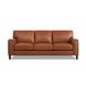 Halwyn Nutmeg Leather 89" Sofa