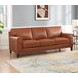 Halwyn Nutmeg Leather 89" Sofa