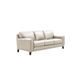 Halwyn Vanilla Leather 89" Sofa
