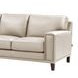 Halwyn Vanilla Leather 89" Sofa