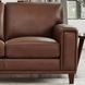 Halwyn Pecan Leather 89" Sofa