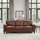 Halwyn Pecan Leather 89" Sofa
