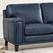 Halwyn Navy Leather 89" Sofa