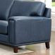 Halwyn Navy Leather 89" Sofa