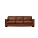 Langston Nutmeg Leather Living Room Set