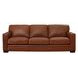 Langston Nutmeg Leather 96" Sofa