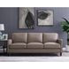 Arden Taupe Leather 86" Sofa