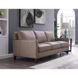 Arden Taupe Leather 86" Sofa