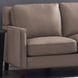 Arden Taupe Leather 60" Loveseat