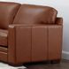 Langston Nutmeg Leather 69" Loveseat