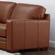 Langston Nutmeg Leather 69" Loveseat