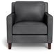 Arden Quartz Leather Upholstered Accent Chair