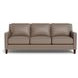 Arden Taupe Leather 86" Sofa