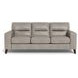 Elwyn Stone Leather 87" Sofa