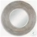 Vortex White Washed Round Mirror
