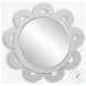 Sorlan White Round Mirror