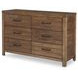 Summer Camp Tree House Brown 6 Drawer Dresser