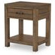 Summer Camp Tree House Brown 1 Drawer Nightstand with USB Charging and Motion Light