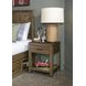 Summer Camp Tree House Brown 1 Drawer Nightstand with USB Charging and Motion Light