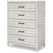 Summer Camp Stone Path Gray 5 Drawer Chest
