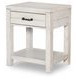 Summer Camp Stone Path Gray 1 Drawer Nightstand with USB Charging and Motion Light